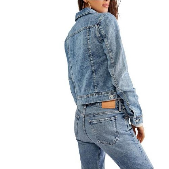 Free People Rumors Denim Jacket NWT - Picture 2 of 7